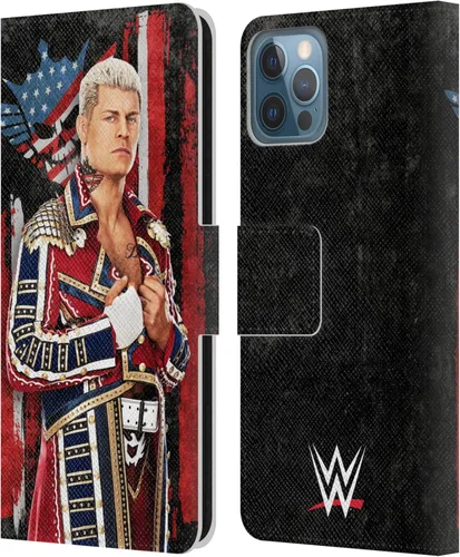 Vista 23 de Head Case Designs Funda con licencia oficial de la WWE American Nightmare Flag Cody Rhodes compatible con Apple iPhone 11