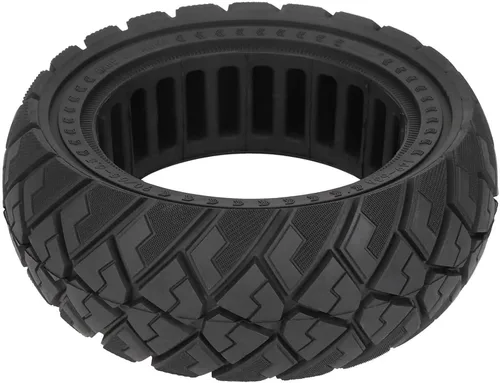 Vista 3 de Solid All-Terrain Tire 90/65-6.5 for Zero 11X Electric Scooter, Puncture Proof Honeycomb Non-Slip Replacement Wheel (1)