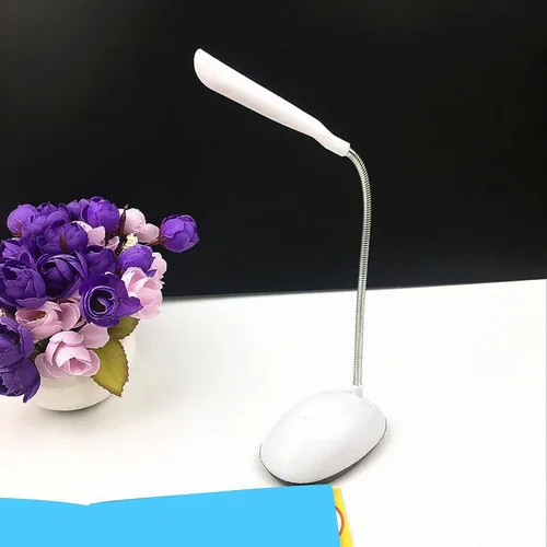 Vista 4 de ONWRACE Lámpara de escritorio ajustable flexible lámpara de mesa conveniente seguro blanco