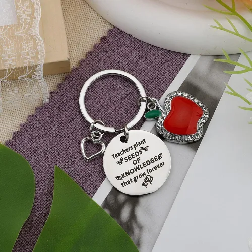 Vista 5 de IFFMU Regalos de agradecimiento para profesores para mujeres, hombres, regalos de graduación para profesores, regalos de jubilación, llavero