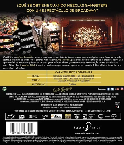Vista 2 de Bullets Over Broadway - Balas sobre broadway (Non USA format)