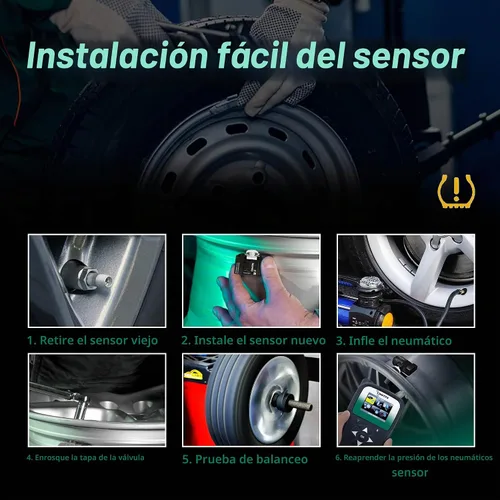 Vista 5 de Sensor de presión de neumáticos CDWTPS, 42607-33021 sensor TPMS, PMV-107J 315 Mhz, sistema de monitoreo de presión de neumáticos compatible