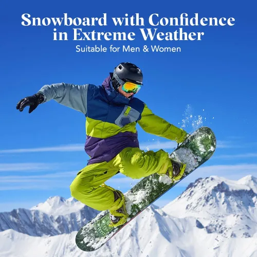 Vista 7 de Debra Weitzner - 6 pares de medias de invierno de lana merino para hombres y mujeres, medias gruesas cálidas y atléticas