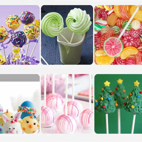 Vista 5 de Cake Pop Sticks yyangz 200 palitos de piruleta blancos de 8 pulgadas para piruletas, galletas, dulces, postres, palitos de golosinas