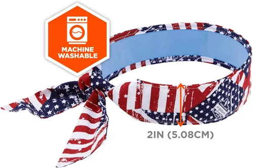 Vista 23 de Ergodyne Chill-Its 6700CT - Bandana de enfriamiento evaporativo