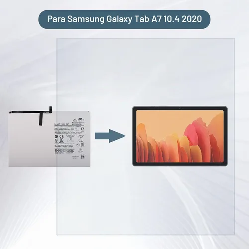 Vista 6 de Batería de repuesto SCUD-WT-N19 compatible con Samsung Galaxy Tab A7 10.4 2020 SM-T500 T505 con kit de herramientas de reparación