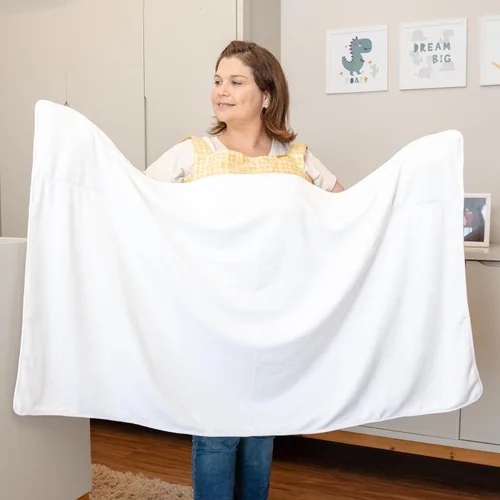 Vista 2 de Toallas de baño de microfibra suave de 400 GSM, toalla esencial de baño para recién nacidos, bebés y niños pequeños, niños y niñas, toalla de baño