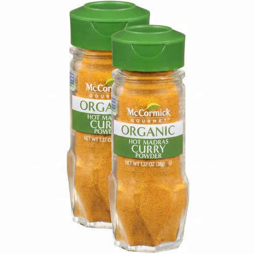 Vista 9 de McCormick Gourmet Polvo de curry orgánico Hot Madras, 1.37 oz