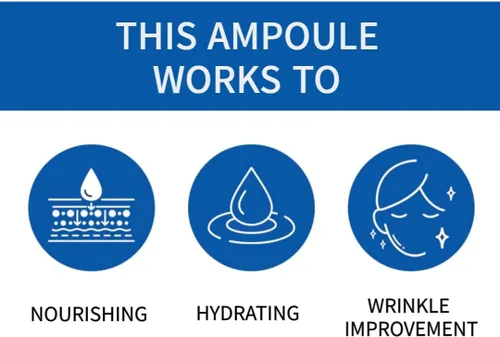 Vista 6 de Farmstay Ampolla todo en uno de colágeno y ácido hialurónico, suero facial que reduce las líneas finas y las arrugas, suero para la cara