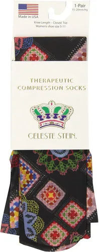 Vista 81 de Celeste Stein calcetines de compresión terapéutica, 15 a 20 mmHg, 1 par, CMPS2-1089, 1, 1
