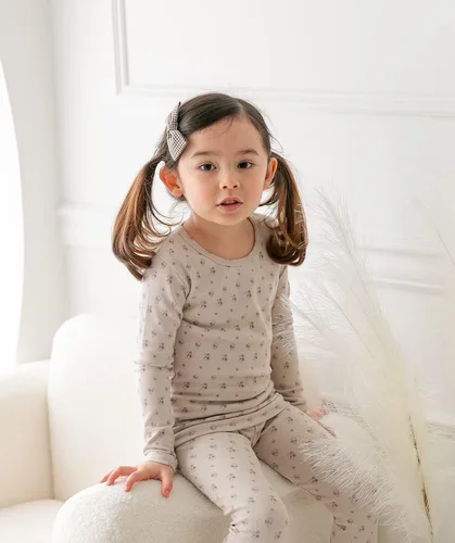 Vista 50 de AVAUMA Conjunto de pijama de algodón para bebés y niñas de 6 meses a 7 años