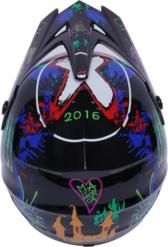 Vista 4 de Cascos universales para motocicleta, casco combinado con guantes, gafas DOT para adultos/niños, motocross, todoterreno, carreras, ATV, motocross, 1#