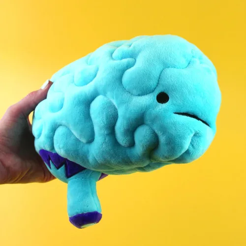 Vista 2 de Peluche de cerebro– ¡All You Need Is Lobe! - Serie I Heart Guts.