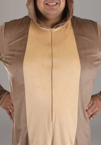 Vista 4 de Disfraz de Nutria para Adultos Talla Plus Multicolor