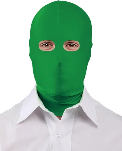 Vista 29 de Seeksmile Zentai - Máscara capucha unisex de licra elastano