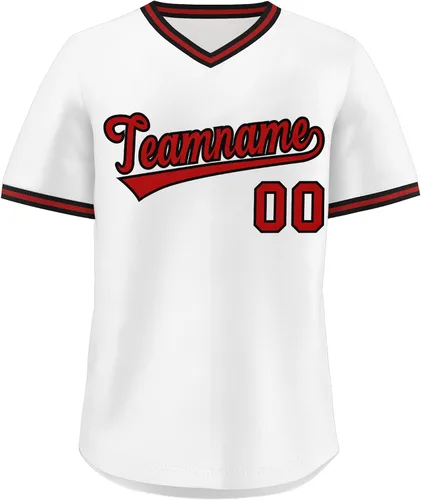 Vista 28 de KXK - Camiseta de béisbol personalizada con nombre y número cosidos, estilo Hip Hop, con cuello en V, atlética, para hombres, mujeres y jóvenes