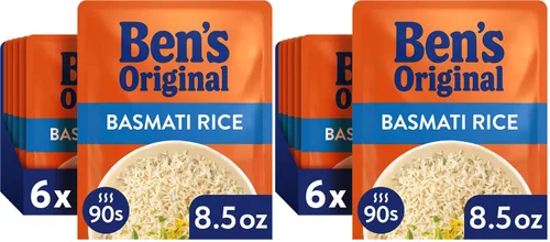 Vista 15 de BEN'S ORIGINAL Arroz Basmati Listo, Guarnición Fácil, Bolsa de 8.5 oz (Paquete de 6)