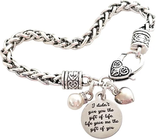 Vista 4 de Pulsera de boda de regalo para nuera, regalo para novia, hijastra o hija nueva, joyería de suegra
