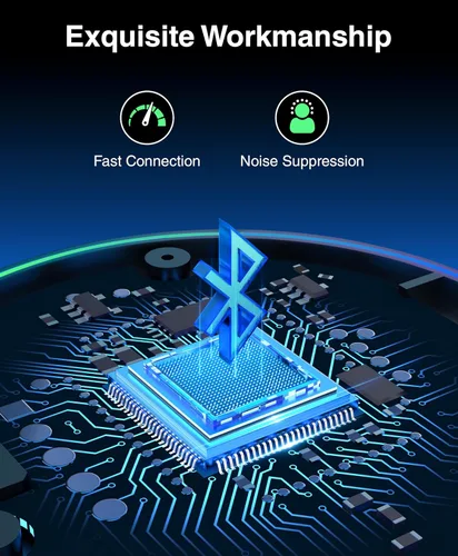 Vista 7 de Kinivo BTC450 juego de entrada auxiliar Bluetooth, manos libres, para autos (3,5 mm) - Admite AptX