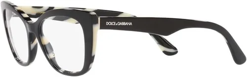 Vista 3 de Dolce & Gabbana Gafas DG 3360 3372 Top Negro On Zebra
