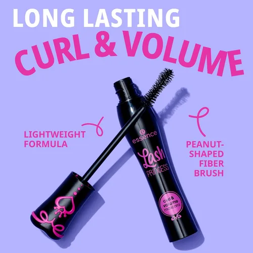 Vista 3 de essence Lash Princess Curl & Volume Mascara Vegano y libre de crueldad