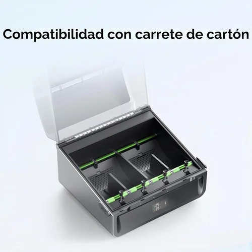 Vista 4 de Creality CFS - Sistema de filamento de impresora 3D multicolor, identificación automática de material, conmutación/relé inteligente, soporta 4