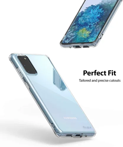 Vista 8 de Ringke Funda Air compatible solo con Galaxy S20 (2020), delgada, flexible, a prueba de golpes, TPU - transparente