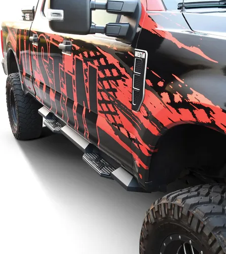 Vista 10 de Westin 56-23945 HDX Xtreme Nerf Bars se adapta a F-150 2015-2025 2022-2025 F-150 Lightning 2017-2025 F-250 F-350 F-450 F-550 Crew Cab 2017-2025 Par