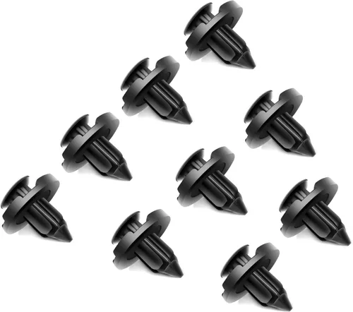 Vista 7 de GOOACC 100 piezas de remaches de sujeción de parachoques de repuesto OEM para Infiniti 1997-2012 Nissan 1998-2015# 01553-09321 Nylon 0.315 in