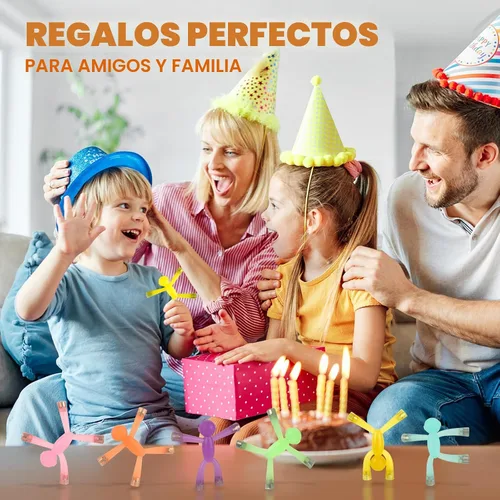 Vista 5 de laleay 6 piezas Juguetes Magnéticos, Figuras de Personas para Niños, Regalos para Adultos y Niños, Hombres Magnéticos para Regalos de Adolescentes