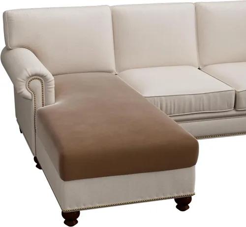 Vista 38 de H.VERSAILTEX Fundas de cojín de vellón para sofá, fundas elásticas para sillas de sala de estar, fundas de sofá modular, tela cómoda y duradera