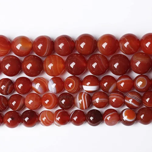 Vista 169 de 100 cuentas de piedra multicolor natural de 0.236 pulgadas (0.236 in), cuentas espaciadoras sueltas redondas para hacer pulseras, collares, aretes
