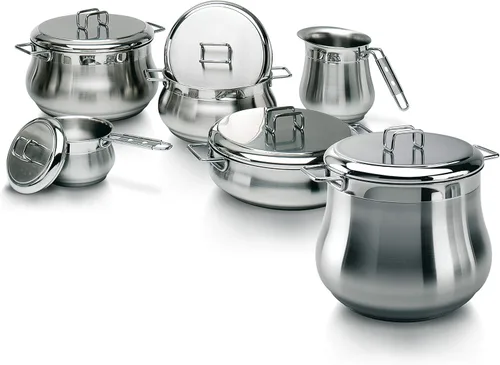 Vista 13 de Barazzoni Batería de barriga 25Pz, acero inoxidable, acero, 25 pz