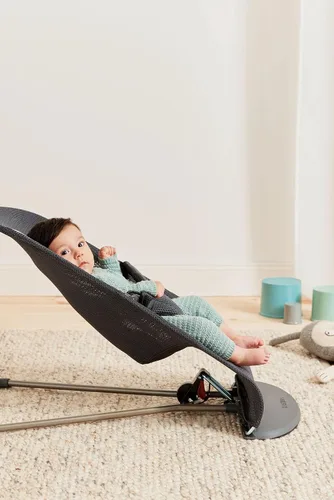 Vista 4 de BabyBjörn Bouncer Bliss Silla de rebote para bebé, Malla, Antracita