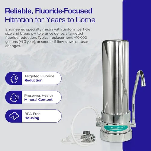Vista 4 de Sistema de filtro de agua para encimera de flúor