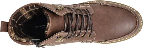 Vista 6 de Bruno Marc - Botas para hombre de combate estilo Oxford para motocicleta