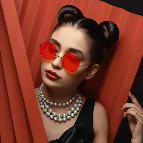 Vista 66 de KANASTAL Gafas de sol redondas polarizadas para mujeres y hombres, estilo hippie con protección UV400