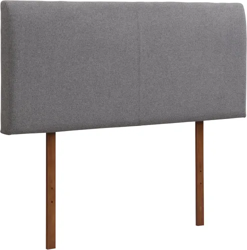 Vista 9 de Harper & Bright Designs Marco de cama de plataforma de bambú de tamaño matrimonial, cama de plataforma de madera de bajo perfil con cabecero, sin