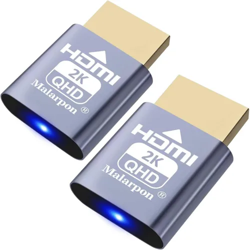 Vista 28 de Enchufe simulado HDMI compatible con pantalla sin cabeza emulador DDC EDID Headless Ghos con Windows Mac OSX Linux Ideal para aceleración