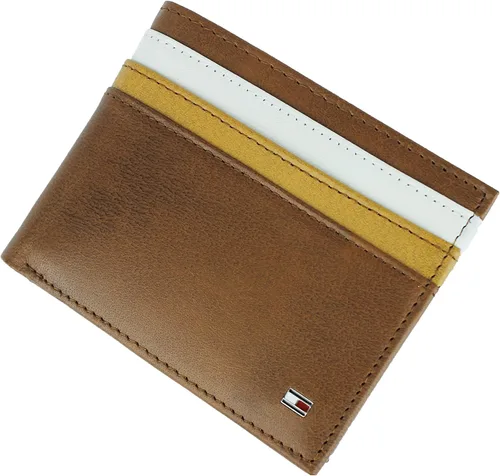 Vista 3 de Tommy Hilfiger - Cartera de piel para hombre doble billetero y valet