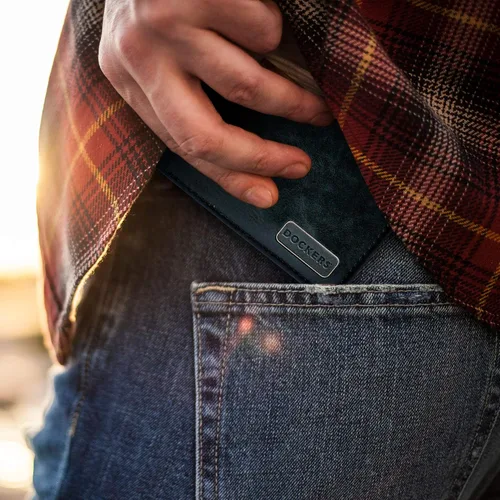 Vista 6 de Dockers Cartera de cuero para hombre