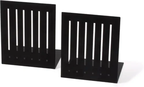 Vista 2 de Spectrum Diversified Sujetalibros rectangulares, grande, negro