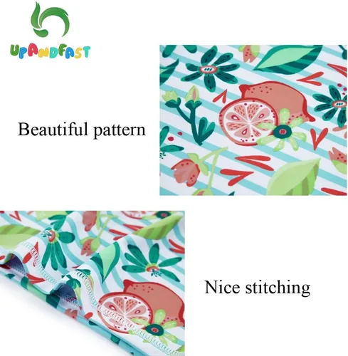 Vista 6 de upandfast Conjunto de traje de baño de dos piezas de manga larga con protección solar UPF 50+ para niñas de 3 a 8 años