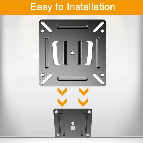 Vista 7 de Soporte de pared para monitor para la mayoría de televisores de 14 a 24 pulgadas, soporte universal de pared para TV pequeño para caravana, soporte