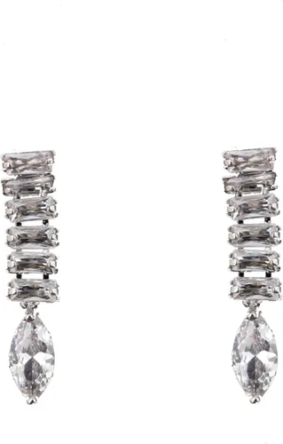 Vista 6 de Collar con colgante de circonita cúbica para niñas y mujeres, collar de letras delicadas para mujeres y niñas, conjunto de joyas para mujeres