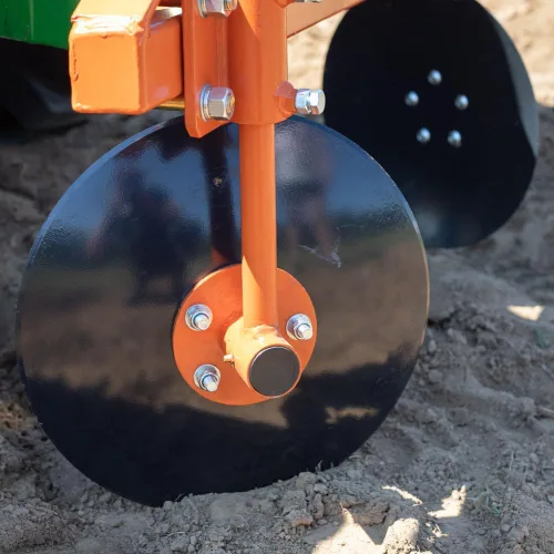 Vista 7 de Titan Attachments - Cama de disco ajustable de 3 puntos de 48 pulgadas para tractores Cat 1, compatible con enganche rápido, cultivador de jardín
