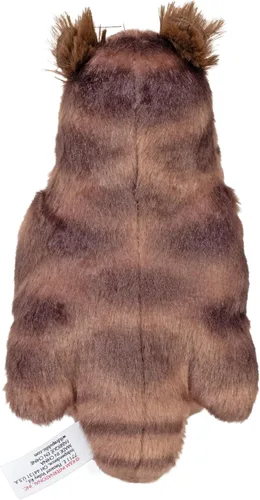 Vista 3 de Wild Republic Audubon Birds gran búho con cuernos con un sonido de pájaro auténtico, animal de peluche, juguetes de aves para niños y aves aves