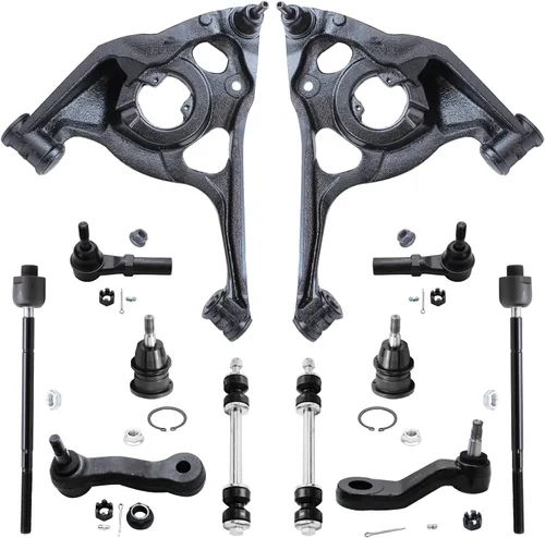 Vista 106 de Detroit Axle - Kit de extremo delantero para Hyundai Sonata XG350 XG300 Kia Optima, 2 brazos de control superiores con juntas de bola, 2 brazos