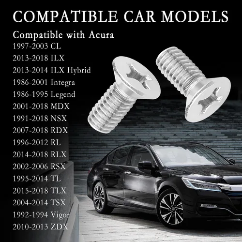 Vista 7 de 12 tornillos rotores de disco de freno OEM #93600-06014-0H, piezas de sistema de freno de repuesto automotriz compatibles con Honda Accord Civic