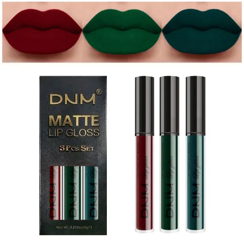 Vista 19 de AMY'S DIARY Juego de 3 Lápices Labiales Líquidos Mate Rojo Brillante, Tinte de Labios de Larga Duración 24 Horas Impermeable, Juego de Regalo de 05